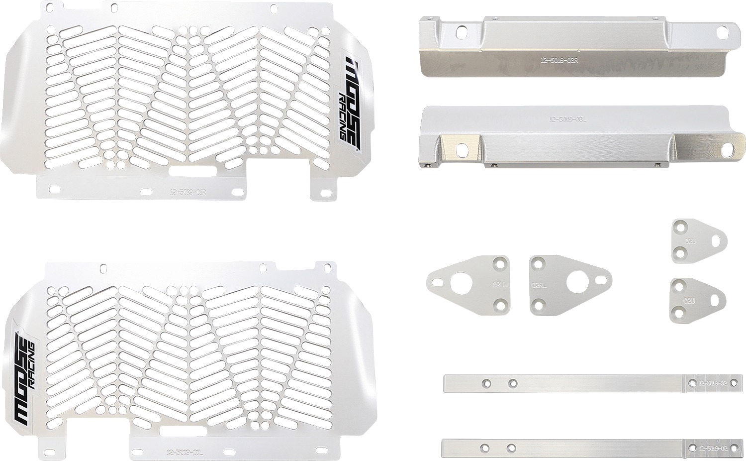 Billet Radiator Guards - Fits Many 18-22 Yamaha YZ/WR 250/450 - Click Image to Close