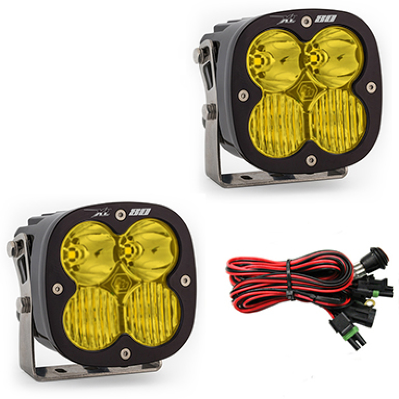 XL80 Series Driving Combo Pattern Pair LED Light Pods - Amber - Click Image to Close