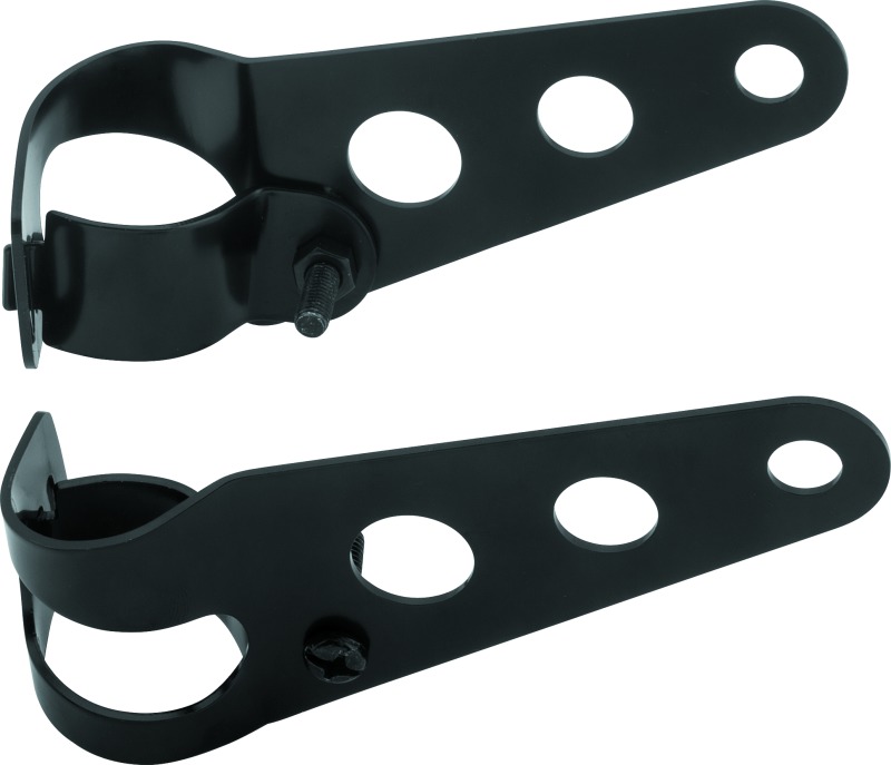 BikeMaster Headlight Bracket - Black - Click Image to Close