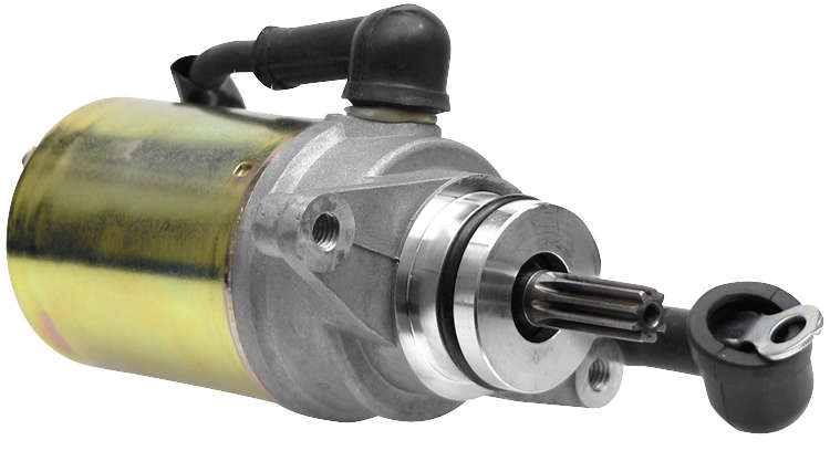 Starter Motor - For 86-08 Yamaha Badger/Raptor 80 & Champ 100 - Click Image to Close