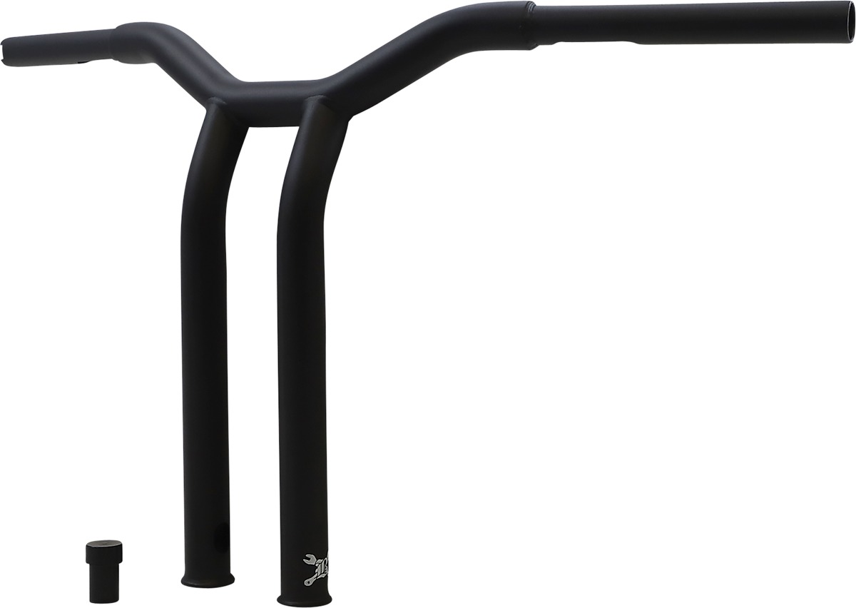 Dominator Raked Bar 14in - Matte Black - Click Image to Close