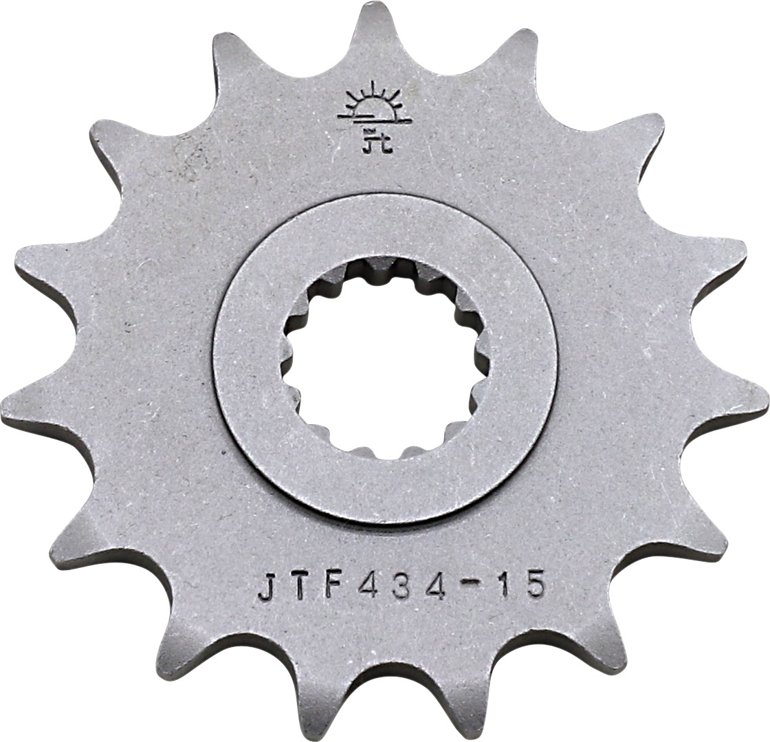 Front Steel Countershaft Sprocket - 15 Tooth 520 - Click Image to Close