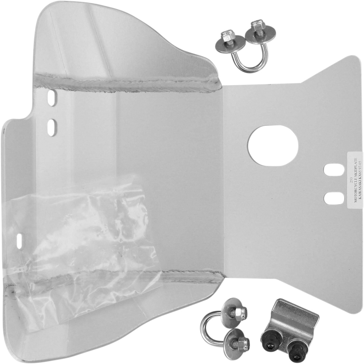 Aluminum Skid Plate - For 00-20 Kawasaki KX65 - Click Image to Close