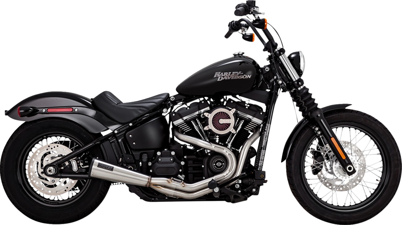 Vance & Hines HD Softail Fat Bob 18-22 SS 2-1 PCX Full System Exhaust - Click Image to Close