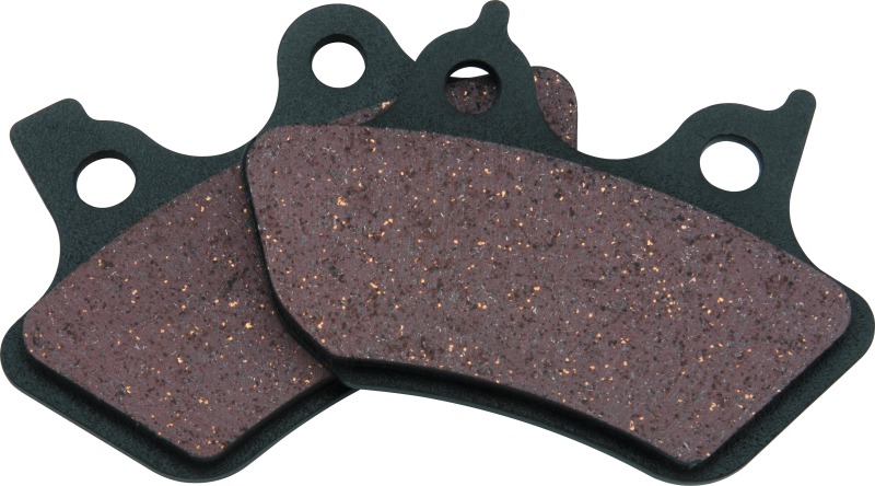 00-07 Tour Softail Dyna XL Organic Brake Pads Replaces H-D#44082-00 C D F and R Various - Click Image to Close