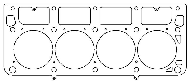 GM LS1 (w/M.I.D. Sleeves) 4.165 inch Bore .066 inch MLS-5 Headgasket - Click Image to Close