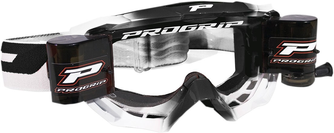 3200 Black Venom OTG Goggles - Clear Lens w/ Roll-Off System - Click Image to Close