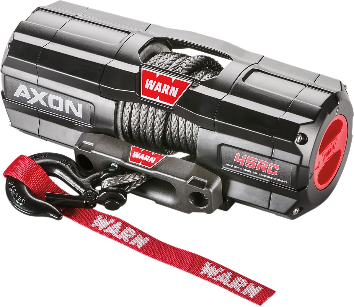 AXON 4500-RC Winch with Synthetic Rope - Axon 4500Rc Synthetic Winch - Click Image to Close