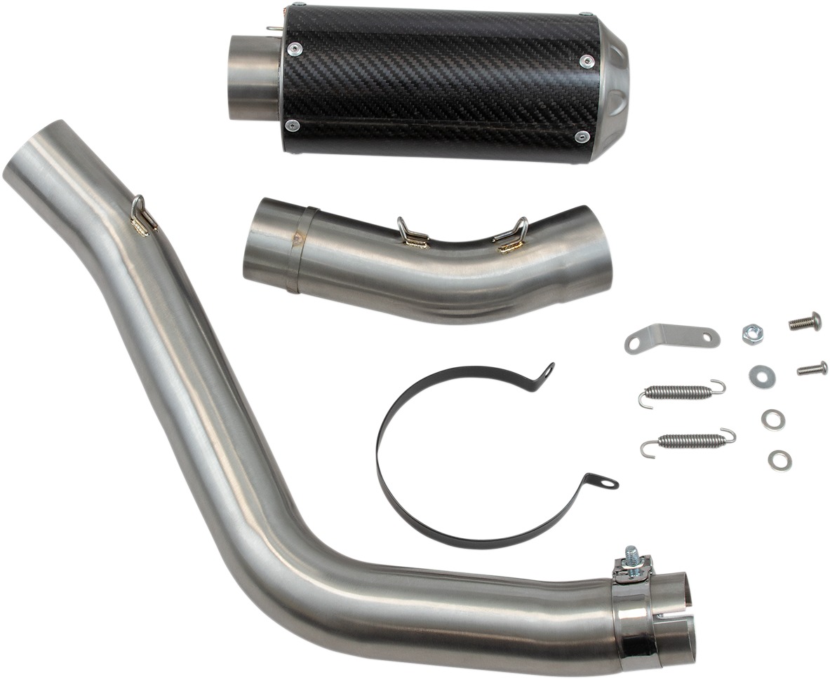 MGP 2 Growler Carbon Fiber Slip On Exhaust - For 07-20 Honda CBR600RR - Click Image to Close