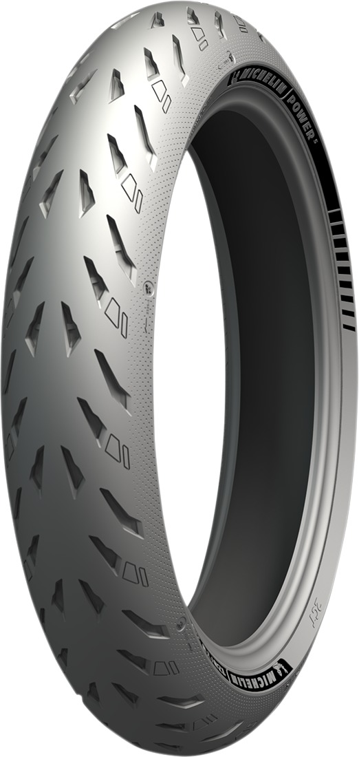 120/70ZR17 (58W) Power 5 Front Motorcycle Tire - Click Image to Close