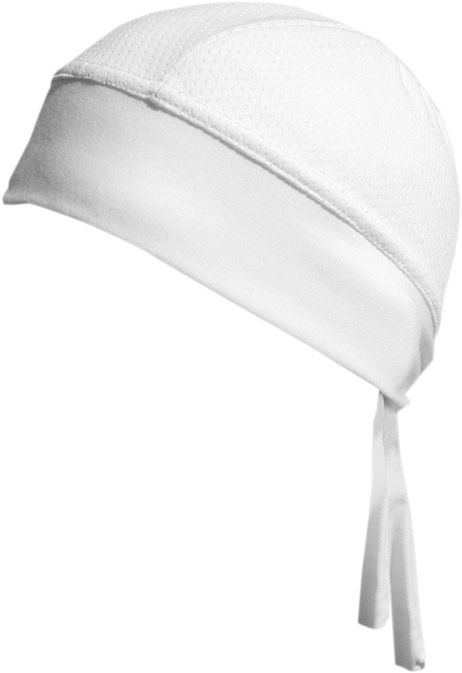 Stretch Headwraps - Str Headwrap Wht/Wht Mesh - Click Image to Close