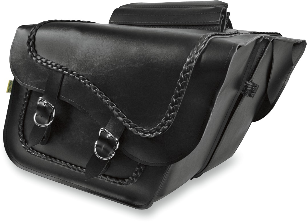 Braided FleetSide Slant Saddlebags - Click Image to Close