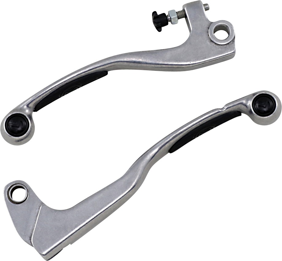 Natural & Black Competition Brake & Clutch Lever Set - For 96-03 Suzuki RM DRZ400 - Click Image to Close