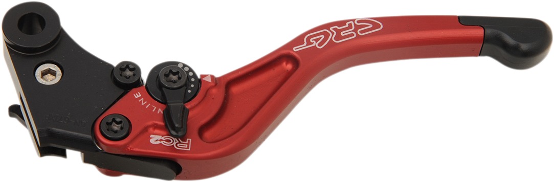 Short RC2 Adjustable Clutch Lever Red - For 15-19 BMW S1000R/R - Click Image to Close