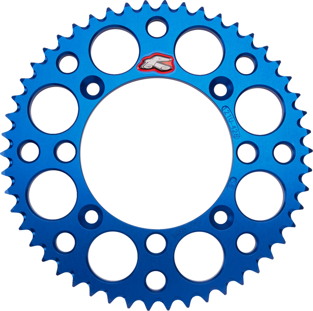 89-01 Suzuki RM 80/ 2002 Yamaha YZ85 Rear Sprocket Grooved -Blue 428-50 Teeth - Click Image to Close