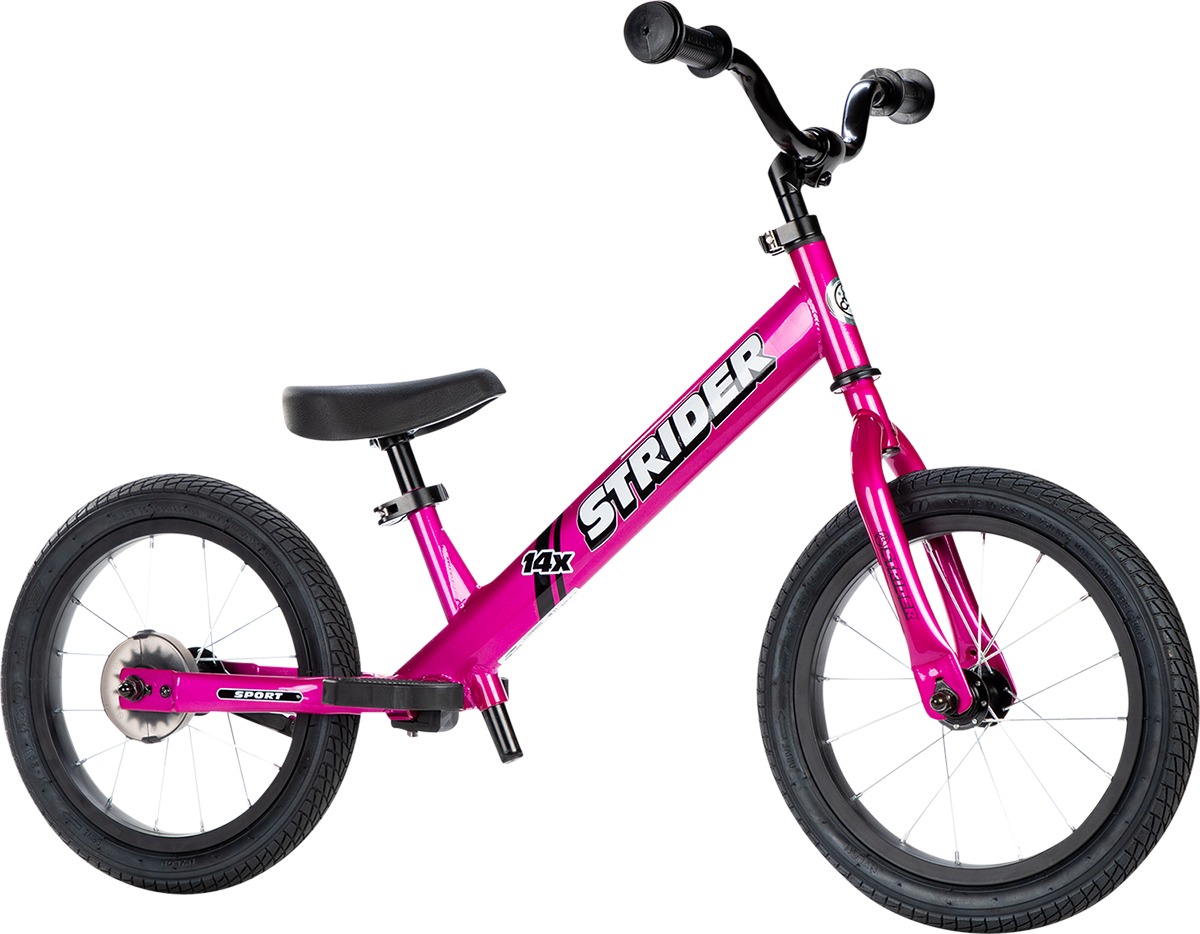 14X Sport Balance Bikes - Strider 14X Classic Pink - Click Image to Close