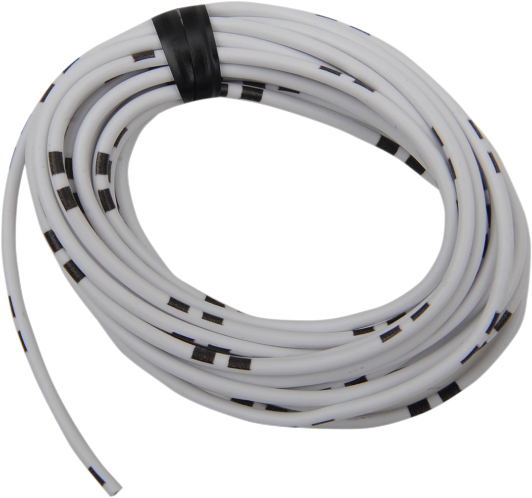 13' Color Match Electrical Wire - Solid White 14A/12V 20AWG - Click Image to Close