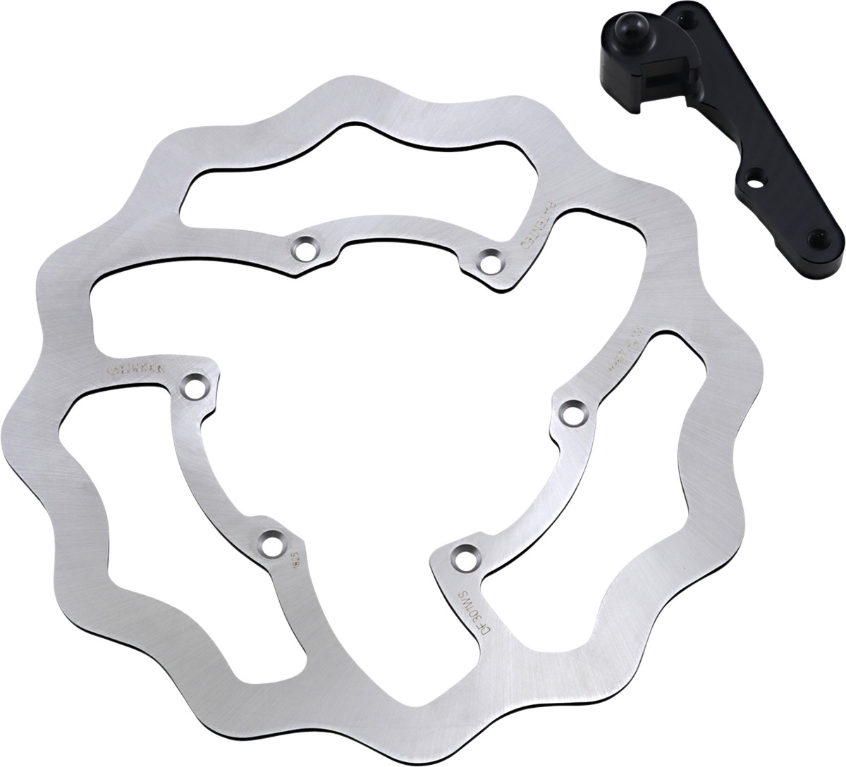 Oversize Wave Solid Brake Rotor Kit - Suzuki RMZ250 & RMZ450/X - Click Image to Close