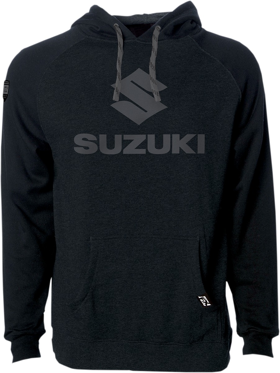 Men's Suzuki Shadow Hoody - Suz Shadow Hoody Blk Lg - Click Image to Close