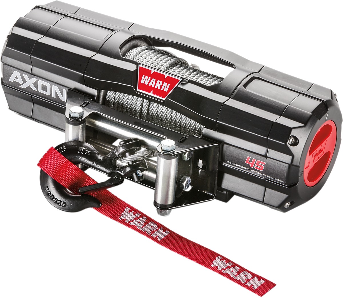 AXON 4500 Winch with Wire Rope - Axon 4500 Wire Winch - Click Image to Close