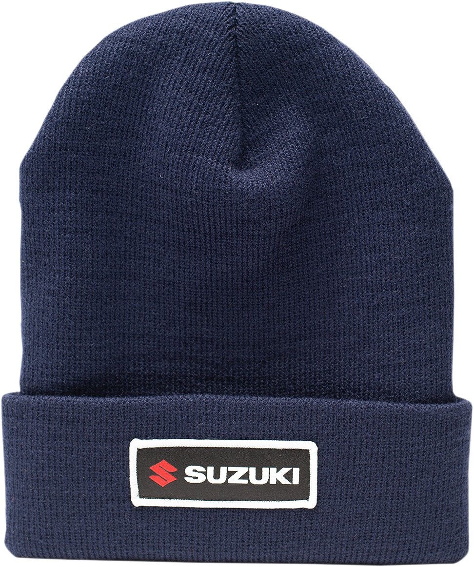 Men's Suzuki Beanie - Suzuki Beanie Nvy One - Click Image to Close