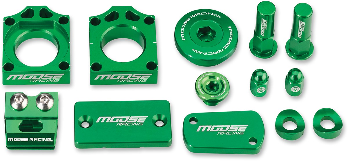 Green Bling Pack - For 11-18 Kawasaki KX250F 09-18 KX450F - Click Image to Close