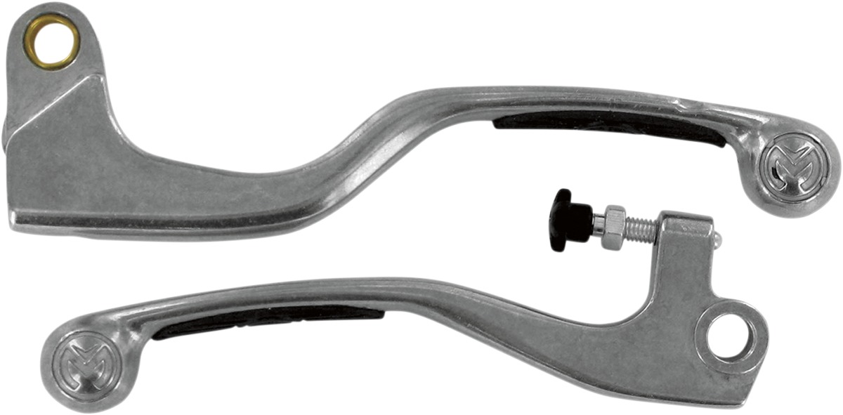 Natural & Black Competition Brake & Clutch Lever Set - For 04-18 Honda CR CRF - Click Image to Close