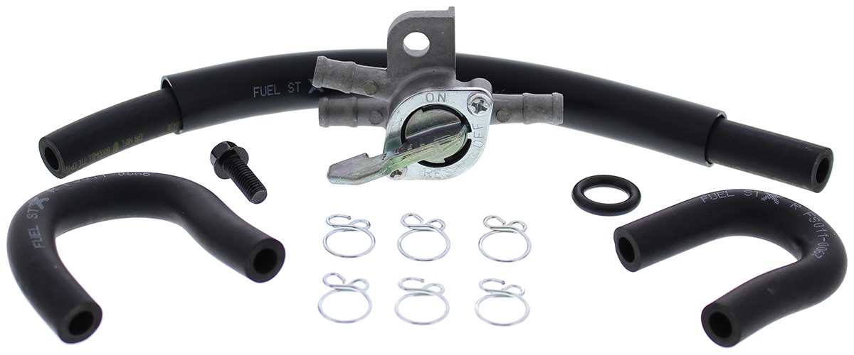 Fuel Shutoff Valve & Hose Kit For 04-07 Honda CRF250X - Includes New Petcock & Formed Hoses - Click Image to Close