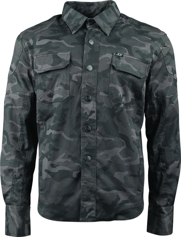 Call to Arms Moto Shirt Camouflage - Medium - Click Image to Close