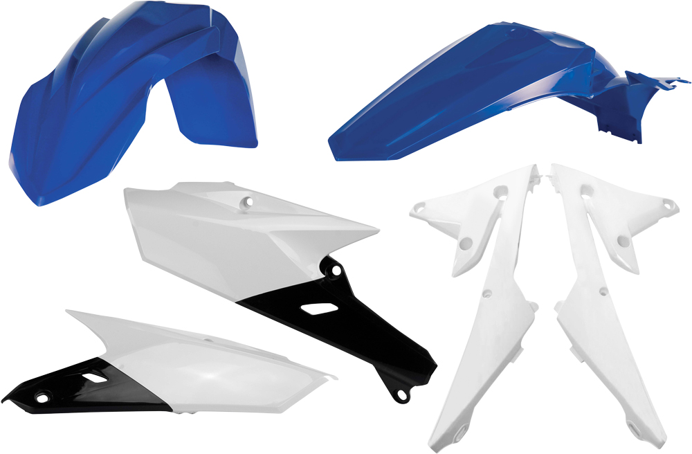 Blue Plastic Kit - For 14-18 Yamaha YZ250F 14-17 YZ450F - Click Image to Close