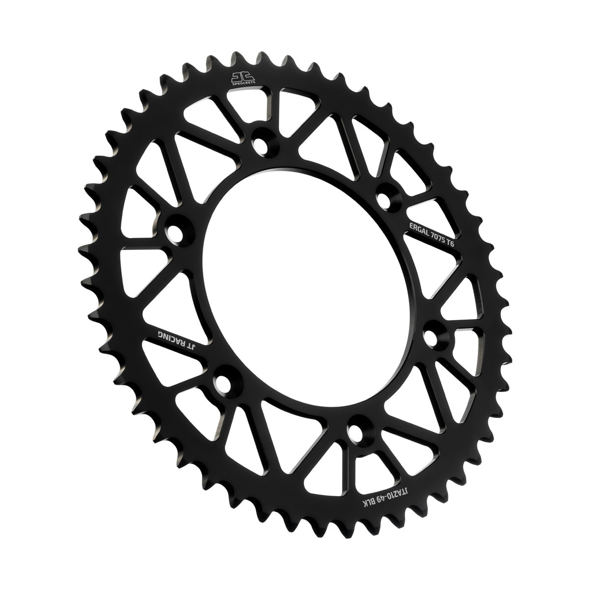 Black Aluminum Rear Sprocket - 49 Tooth 520 - For Honda CR/F XR & Beta RR - Click Image to Close