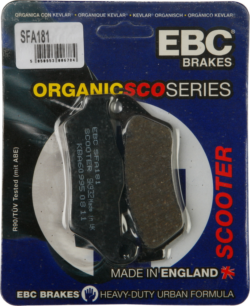 Standard Organic Brake Pads - Click Image to Close