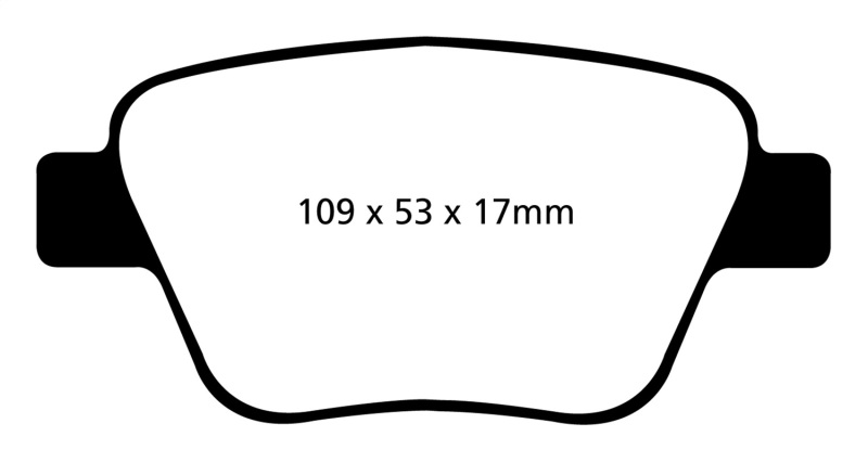 Greenstuff Rear Brake Pads - For 10-13 Audi A3 2.0 Turbo (Bosch rear caliper) - Click Image to Close