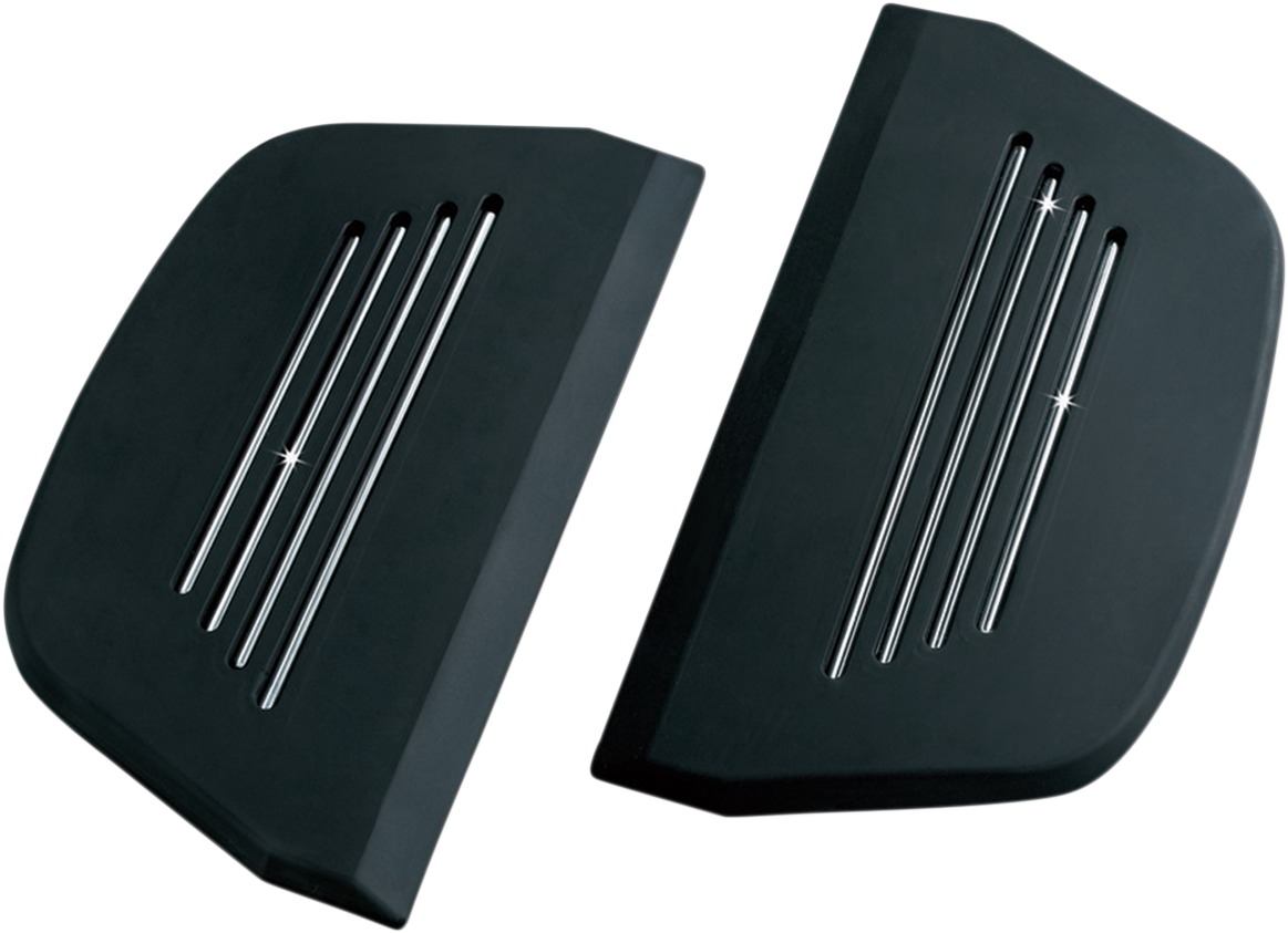 Premium Passenger Board Inserts 86-Up Touring Models Black - Click Image to Close