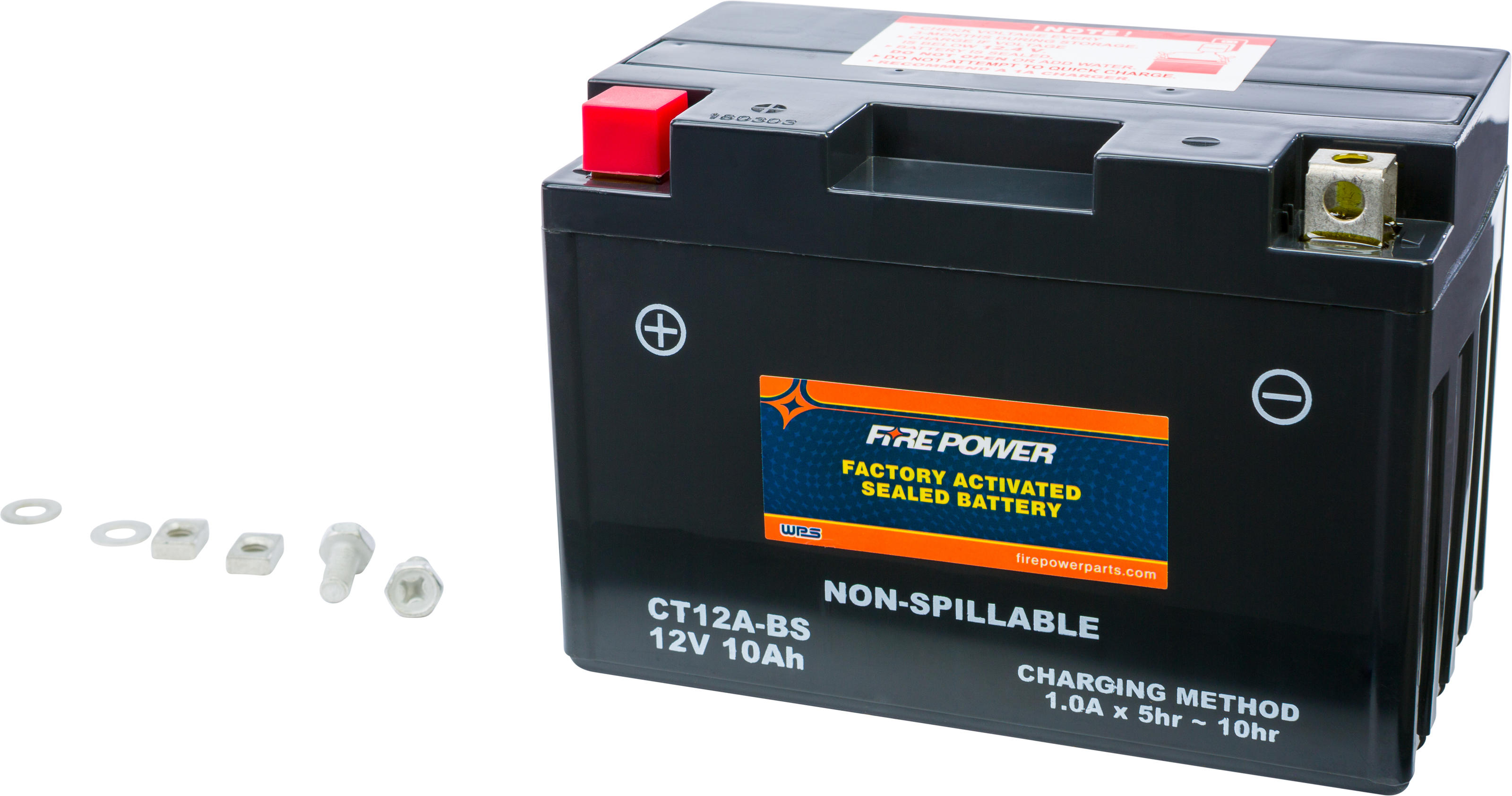 Factory Activated Sealed Battery - Replaces YT12A-BS - Click Image to Close