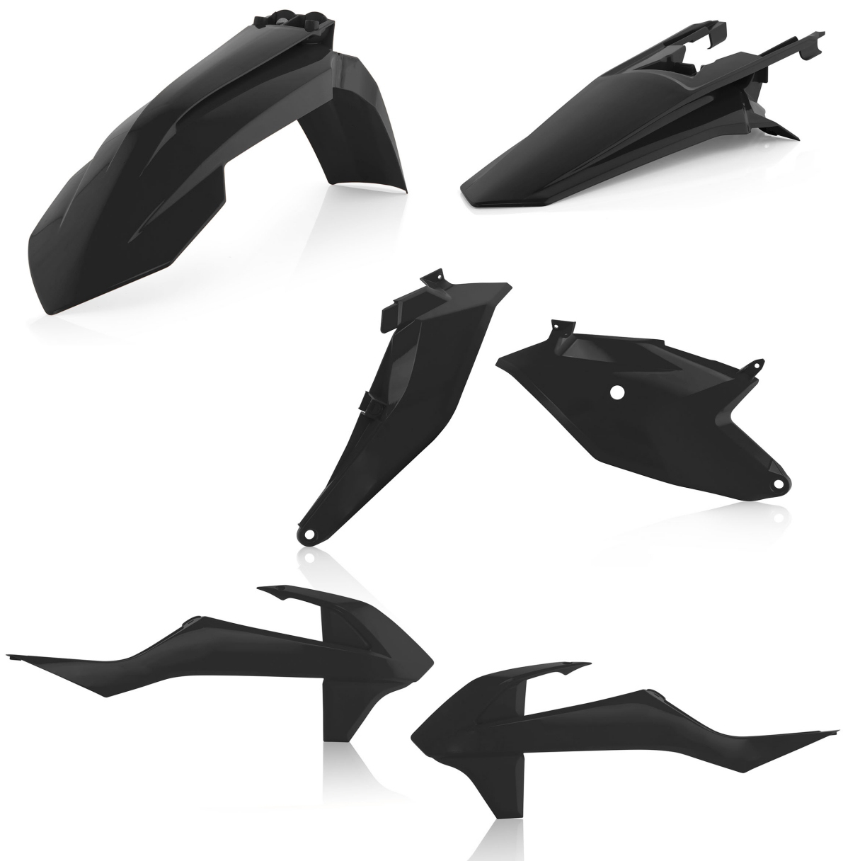 Black Plastic Kit - For 18-20 KTM 85 SX - Click Image to Close