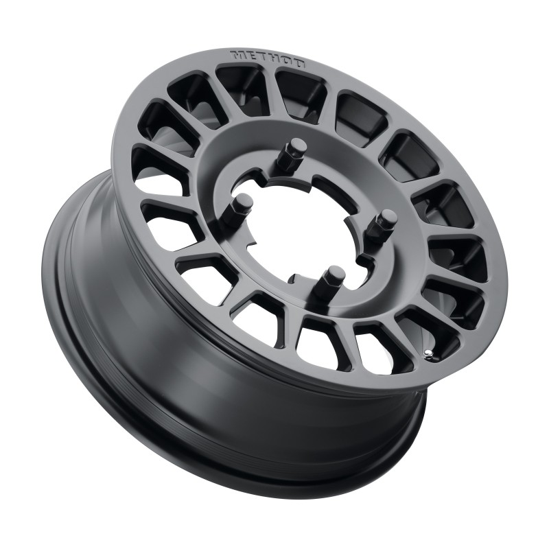 MR407 Bead Grip 15x6 / 5+1/51mm Offset / 4x156 / 120mm CB Matte Black Wheel - Click Image to Close