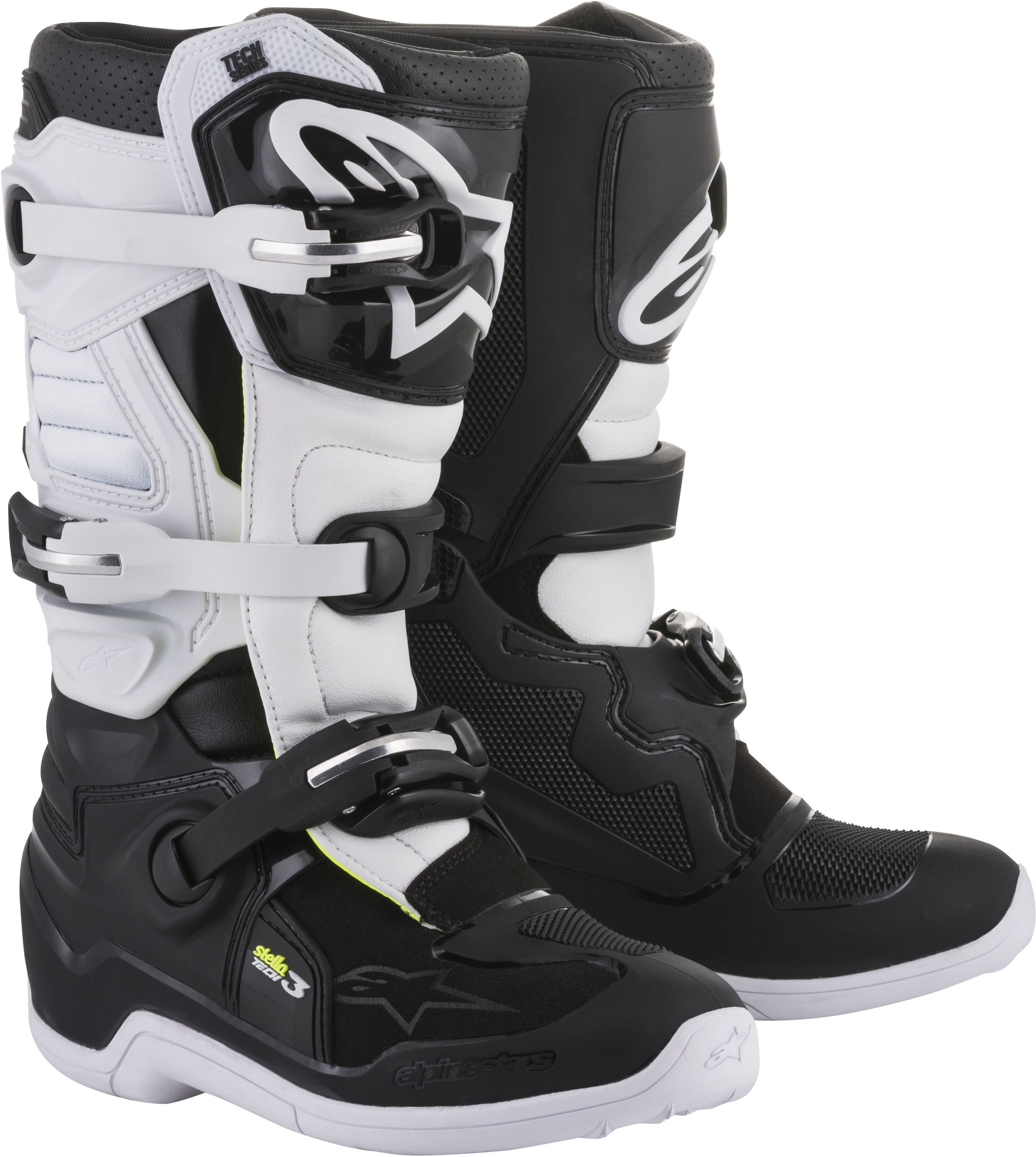 Tech 3 Stella Boots Black/White Size 7 - Click Image to Close