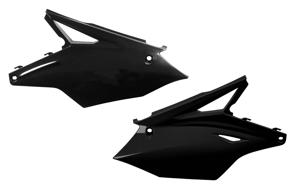 Side Panels - Black - For 2017 Kawasaki KX250F 16-18 KX450F - Click Image to Close