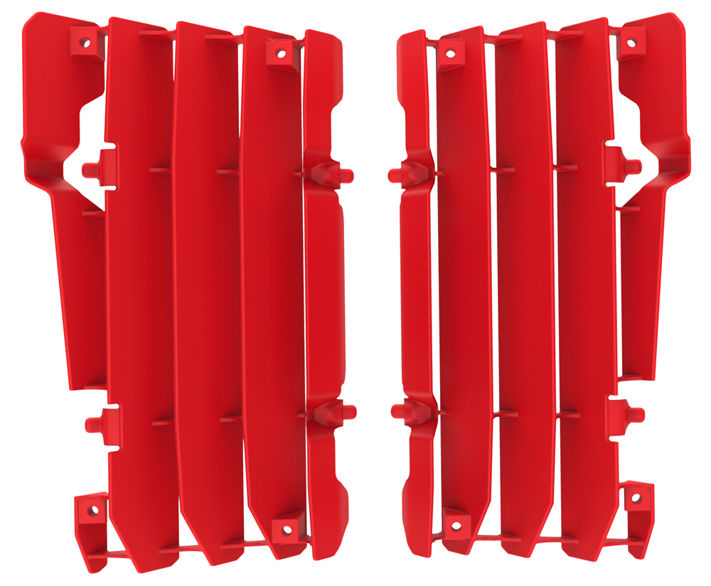 Radiator Louver Cover Red - For 13-20 Beta RR 2T/4T/X-Trainer - Click Image to Close