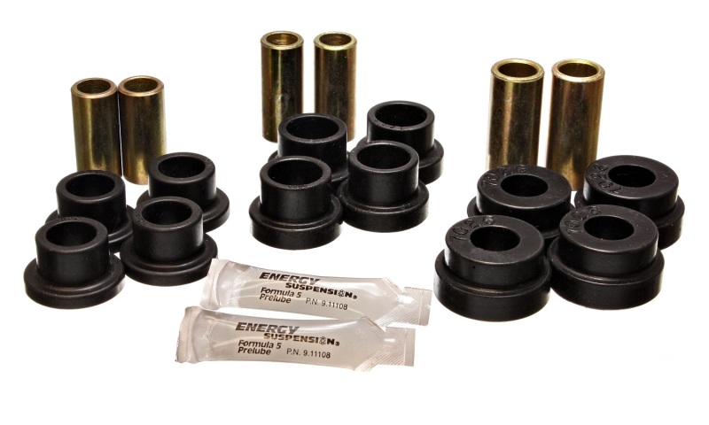 64-75 BMW 2002 Black Front Control Arm Bushing Set - Click Image to Close