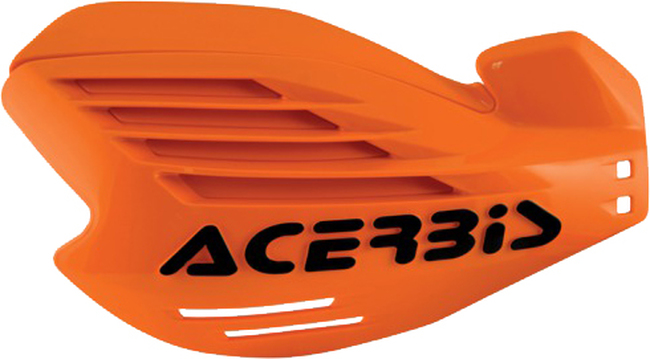 X-force Handguards - Orange - W/ Spoiler & Bar Mount - Click Image to Close