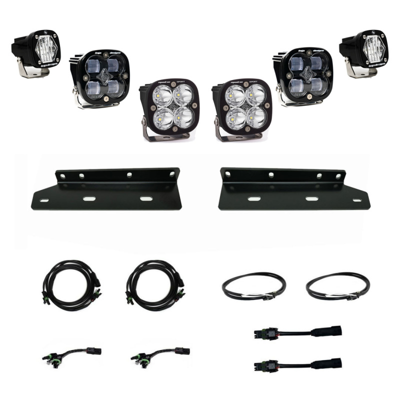 2021+ Ford Raptor Aftermarket Pro Fog Pocket SAE Kit - Click Image to Close