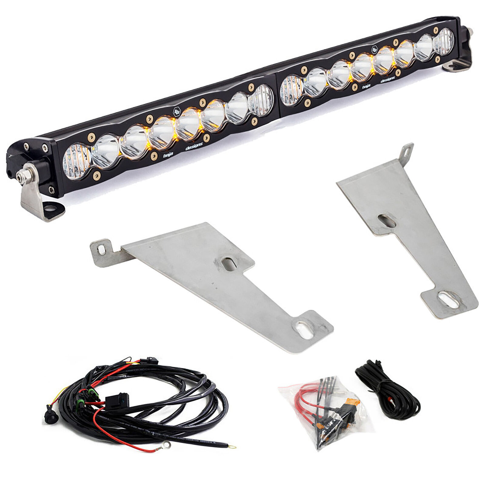 2022 Toyota Tundra 20in S8 Behind Bumper Light Mount Kit - Click Image to Close