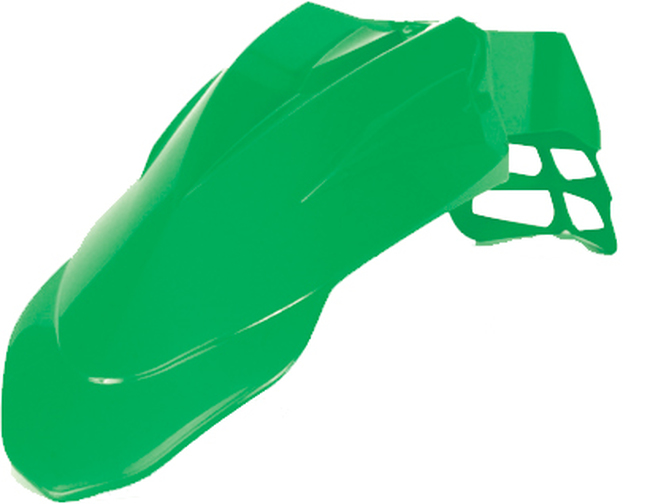 Green Supermotard Front Fender - Universal For Most MX/SM Motorcycles - Click Image to Close