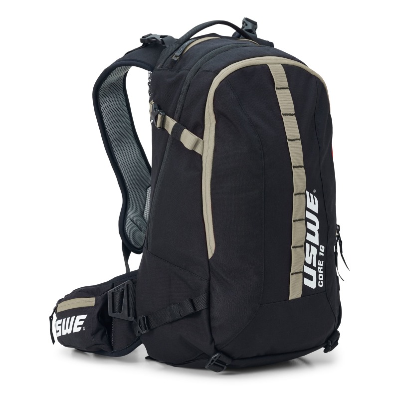 Core Dirt Biking Daypack 16L - Black/Mudgreen - Click Image to Close