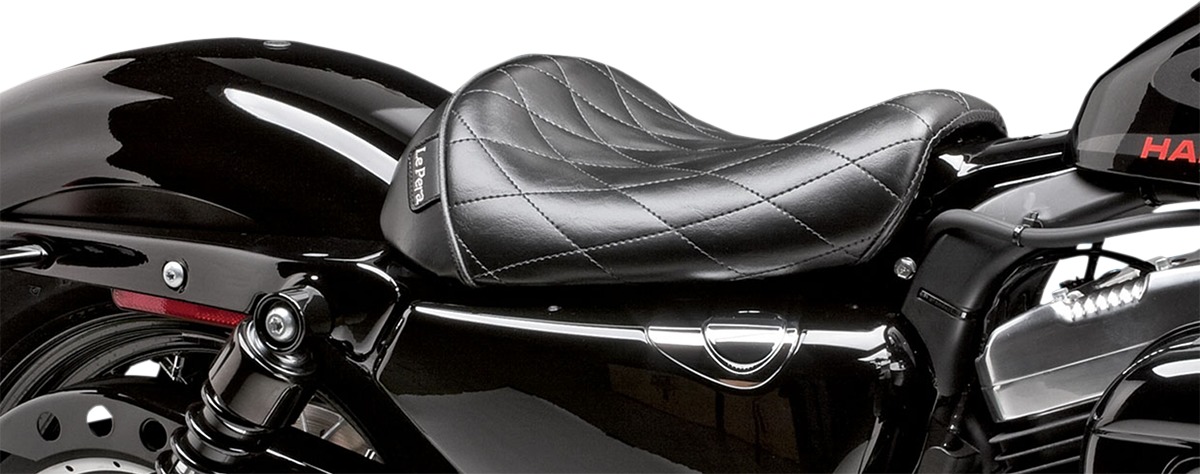 Bare Bones Solo Seat - Bare Bns Solo- Diamond Sporty - Click Image to Close