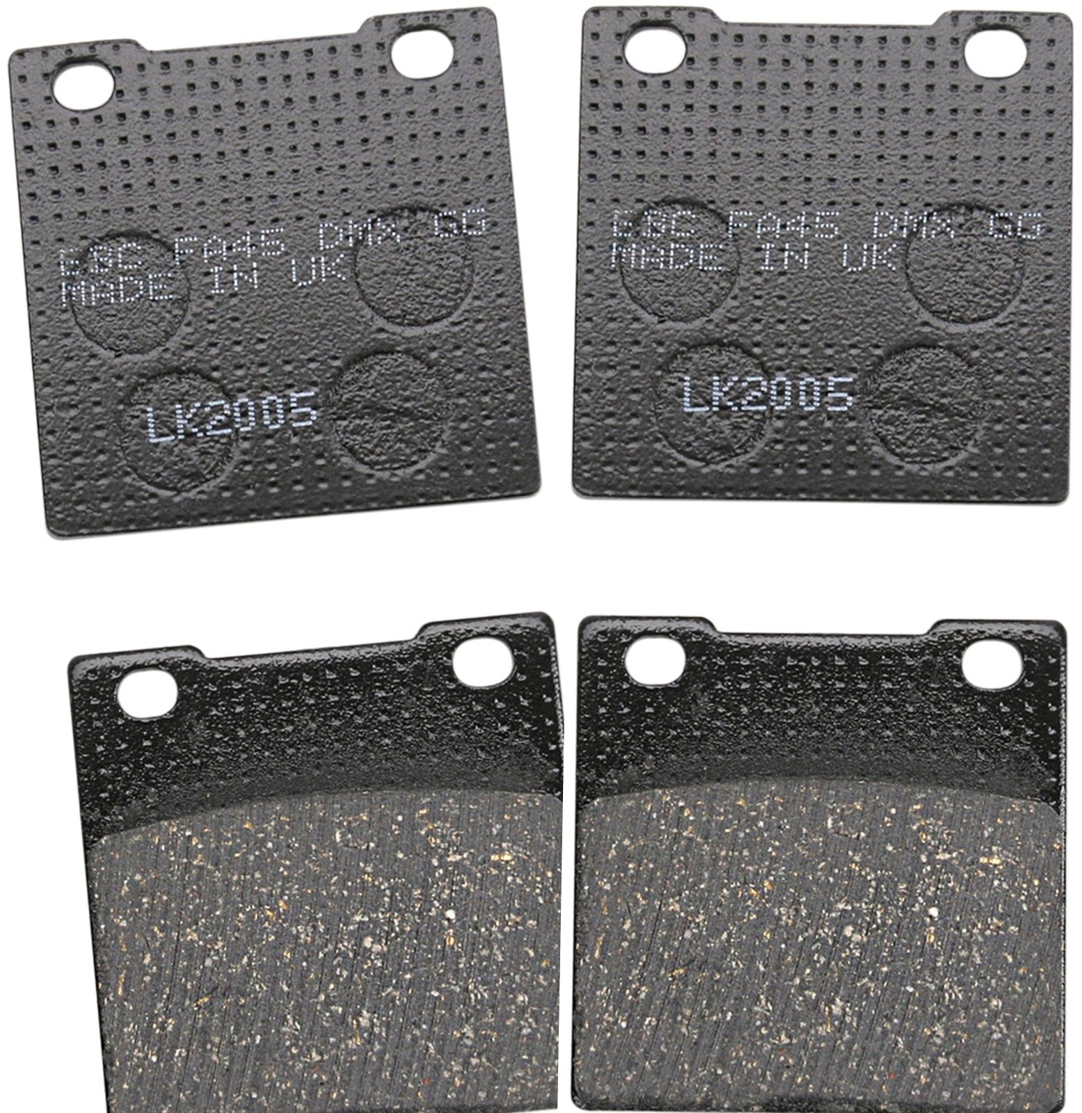 Standard Organic Brake Pads Front Set - Click Image to Close