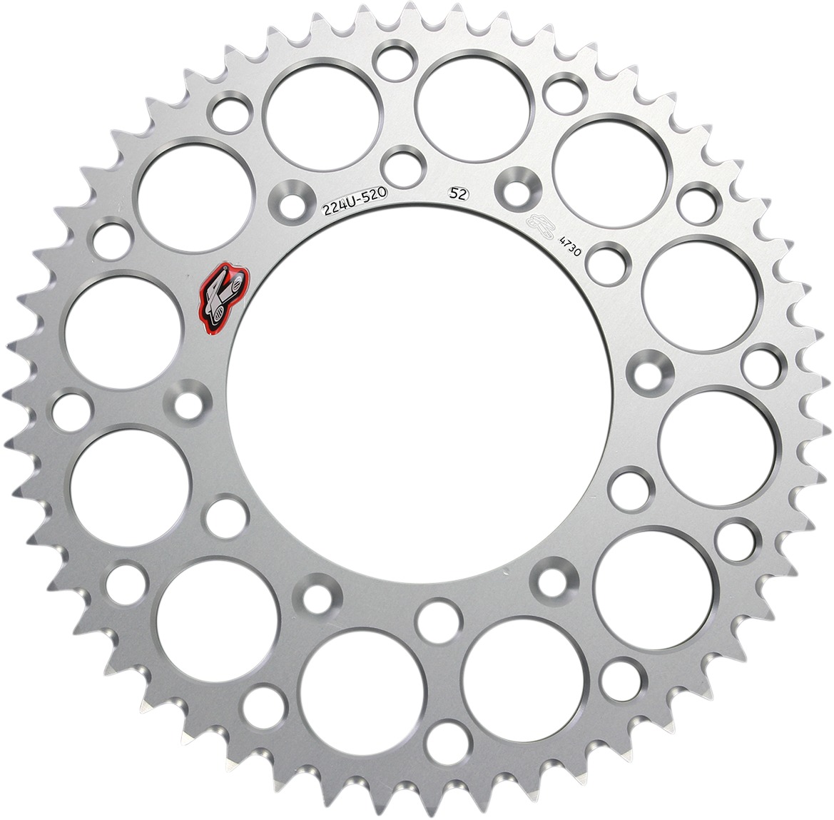 Rear Sprocket - Grooved Silver 520-52 Teeth - For 91-24 KTM 125-525 EXC/SX/SX-F/XC/XC-W/XC-F - Click Image to Close