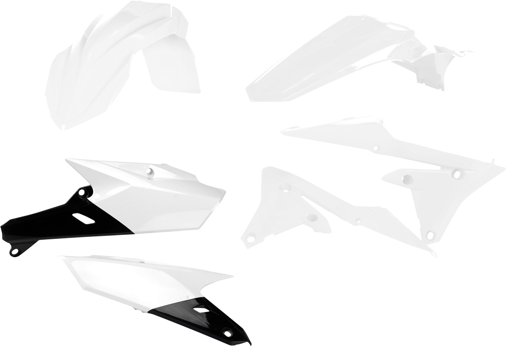 White Plastic Kit - For 14-18 Yamaha YZ250F 14-17 YZ450F - Click Image to Close